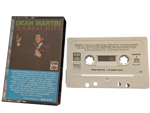 Dean Martin 20 Great Hits Cassette 1978 Vintage That's Amore Someday Angel Baby - Picture 1 of 3