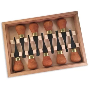 Flexcut Premium Deluxe Palm Set Carving Tools 104595 FRP405 - Picture 1 of 3