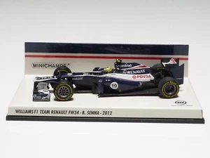 MINICHAMPS 1:43 WILLAMS F1 TEAM RENAULT FW34 B. SENNA 2012 - Picture 1 of 4