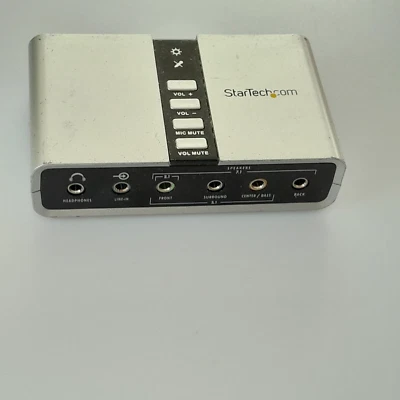 StarTech.com 7.1 USB External Sound Card for Laptop with SPDIF Digital Audio - Image 1 of 4