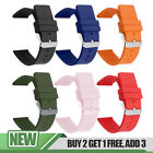 Soft Silicone Replacement Watch Smart Sports Band Strap 12mm - 24mm Universal