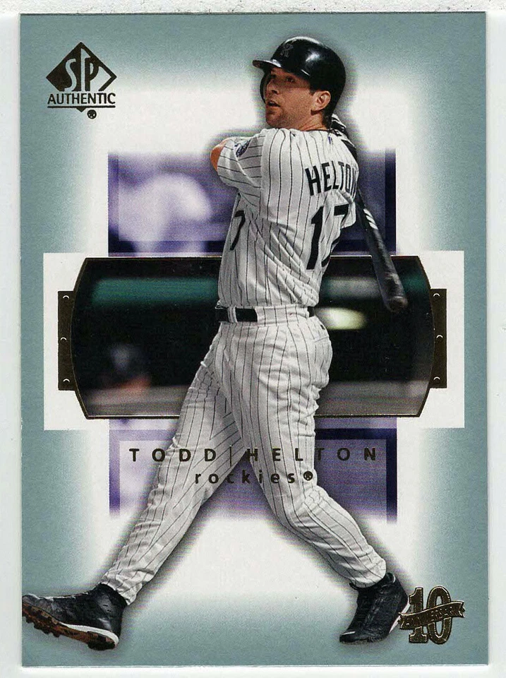 Todd Helton - Colorado Rockies - 2003 Upper Deck SP Authentic Baseball # 89 Mint - Image 1 of 1