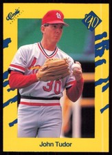 1990 Classic Yellow John Tudor St. Louis Cardinals #T2