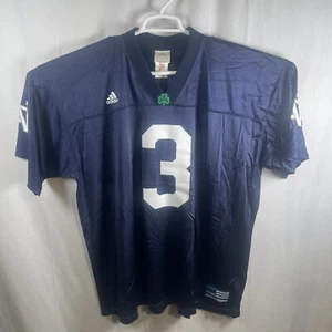 Vintage Adidas Notre Dame Jersey Men’s XXL Joe Montana #3 Fighting Irish Y2K - Picture 1 of 7