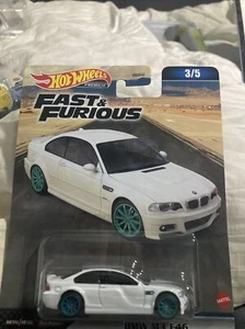 BMW M3 E46 *weiß * 2023 Hot Wheels Fast & Furious Case C * HH4 - Bild 1 von 2