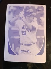 2011 Bowman Chrome Magenta Printing Plate Ike Davis A’s Athletics 1/1 AAR1
