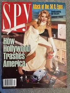 Spy Magazine April 1995 - Geena Davis Cover - “Seinfeld-O-Matic” - Picture 1 of 4