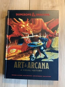 DUNGEONS AND DRAGONS ART AND ARCANA Book - Elmore Signed & Original Sketch - Picture 1 of 7