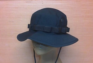 USGI Black Hot Weather Type II Ripstop Jungle Boonie Sun Hat Cap All Sizes - Picture 1 of 17