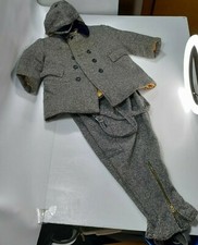 VTG 50s Baby Girl's Toddler Winter Coat Pants Hat Kute Kiddies Lined 2-4 Yrs