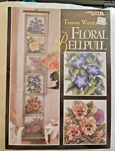 FLORAL BELLPULL by TERESA WENTZLER cross stitch chart #3039 by Leisure Arts - Picture 1 of 2