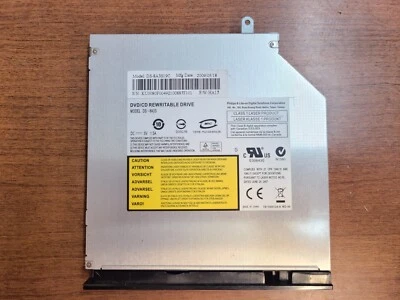 UNIDAD DE DISCO ÓPTICO PHILIPS ODD ORIGINAL UNIDAD DE DVD RW CD Y BISEL DS-8A3S KU0080F00 Foto 1 de 3