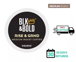 πβ Blk & Bold Rise & Grind Keurig Coffee K-cups - Picture 1 of 1