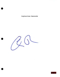 GFA Inglourious Bastards * ELI ROTH * Signed 116 Page Full Movie Script COA - Imagen 1 de 3