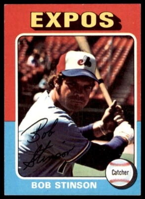 1975 TOPPS: BOB STINSON MONTREAL EXPOS #471 - Image 1 of 2