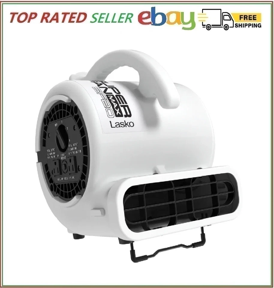Lasko Super Fan Max Multi-Purpose Compact Air Mover Model SF-20-G2 Ship