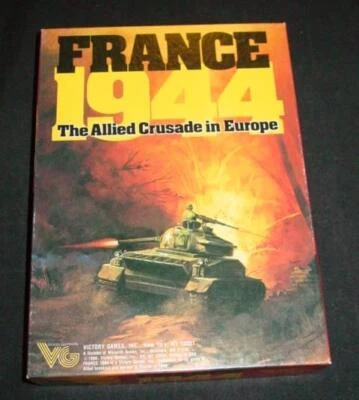 VG Victory Games - France 1944 game - Allied Crusade in Europe (PUN) - Image 1 of 4