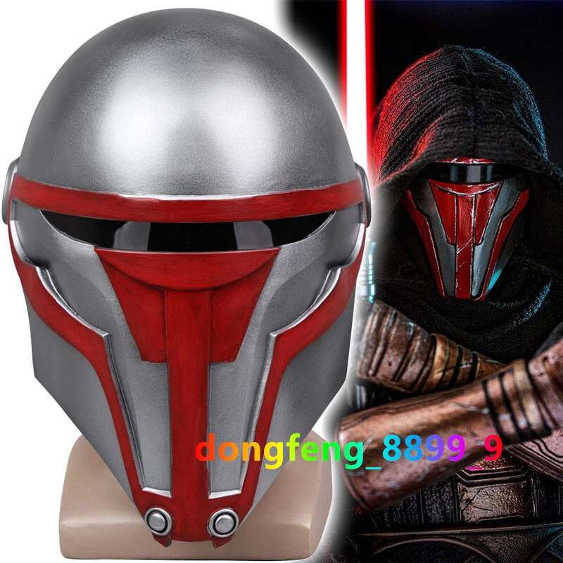 Star Wars Darth Revan Helmet Cosplay Full Face Mask PVC Halloween Props Unisex - Image 1 of 4