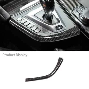 Real Carbon Fiber Gear Shift Panel Trim for BMW F80 F82 F83 M3 M4 2014-2018 - Picture 1 of 30