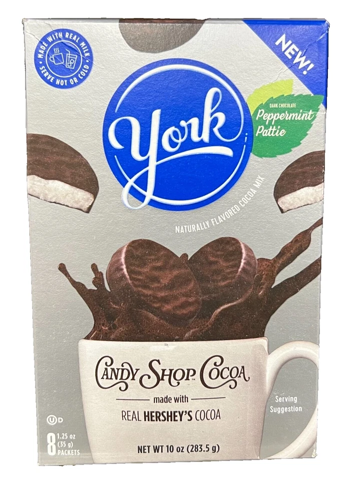 York Peppermint Pattie Candy Shop Hot Cocoa Mix 10 oz
