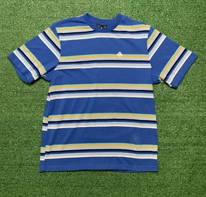 LRG Lifted Research Group Men’s Size Small T-Shirt BLUE/Yellow/ striped - Picture 1 of 5