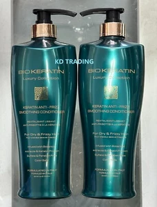 (2er Pack) BIO KERATIN Protein Luxury ANTI-FRIZZ SMOOTHING CONDITIONER 1000ml - Bild 1 von 3