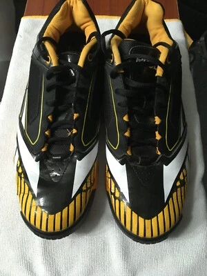 Мужские бейсбольные бутсы Reebok Zigtech размер *,5 черные желтые 360 градусов Anti Tech - Изображение 1 из 4