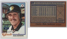 2016 Topps 65th Anniversary Buybacks Rare Blue Rob Andrews #1978-461