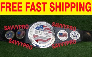 New WWE US spinner World Heavyweight Wrestling Championship 2mm Belt (Replica) - Picture 1 of 7
