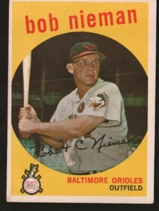 1959 Topps Baseball #375 - Bob Nieman - Baltimore Orioles 59-010 - Picture 1 of 2