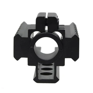 Tactical Tri-Rail Barrel Scope Lights Mount See-Through with 20mm Picatinny - Picture 1 of 6