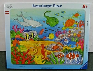 RAVENSBURGER 11 PIECE HAPPY SEA DWELLERS SHAPE PUZZLE AGES 3+ BRAND NEW! HTF! - Picture 1 of 2