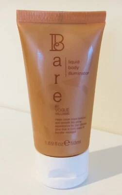 Bare By Vogue Williams Liquid Body Glow Illuminator 50ml Travel Size NEW