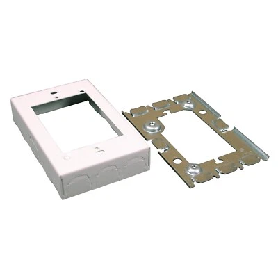 legrand WIREMOLD Metal Raceway, Extending Power, On-Wall, Starter Box, White,... - Image 1 of 4