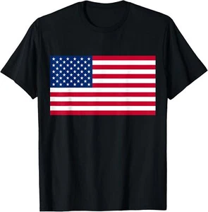 American Flag USA Flag 4th of July Memorial Day Veterans Day T-Shirt Hoodie - Picture 1 of 14