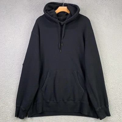 Uniqlo Sudadera con Capucha Para Hombres 3XL Negro Pullover Sudadera con Capucha Canguro Bolsillo Informal Foto 1 de 4