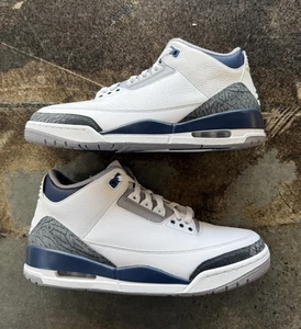 Size 12 Men’s - 2023 Air Jordan 3 Retro “Midnight Navy” SKU CT8532140 - Picture 1 of 8