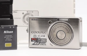 Nikon CoolPix S510 8.1 MP 3x Compact Digital Camera Silver From Japan [N Mint] - Picture 1 of 19