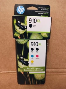 HP ORYGINALNY 6-PAK 3x- 910XL CZARNY I 910 CMY KOLOROWY ATRAMENT EXP 11/2026 6950 6958 6962 - Zdjęcie 1 z 2