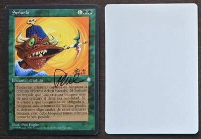 SIGNED MtG Magic Phil Foglio Artist Proof _Spanish Ice Age _ LURE _ VHTF 1/100! - Image 1 of 3
