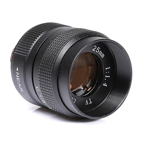 FUJIAN 25mm f/1.4 c mount cctv f1.4 lens for NEX EOSM M4/3 N1 FX Mount camera - Picture 1 of 4