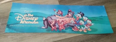 The Disney Afternoon Talespin Ducktales Rescue Rangers Transport. Letrero de parque utilería Foto 1 de 4