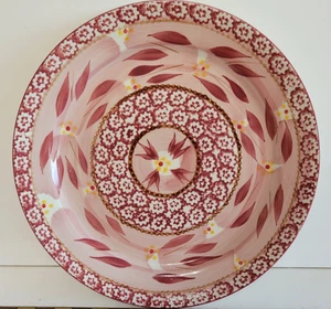 ONE TEMPTATIONS BY TARA OLD WORLD RED DINNER PLATE 10.5 INCHES - Picture 1 of 7
