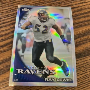 2010 Topps Chrome Refractor Ray Lewis Linebacker Baltimore Ravens C116 - Bild 1 von 4