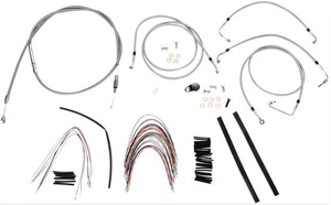 Burly Control Cable Kit Stainless 14" Bars (B30-1094) - Picture 1 of 1