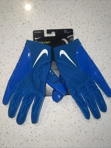 Nike Vapor Knit Magnagrip Football Gloves Royal Blue (2XL) DM0057-490 - Picture 1 of 4
