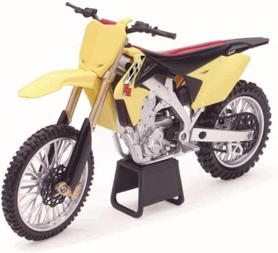 New-Ray 1/12 Suzuki RM-Z450 2014 Suzuki Motocross/Off-Road Bike, Yellow, (57643) - Image 1 of 4