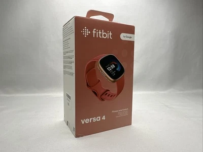 Fitbit Versa 4 Health & Fitness Smartwatch with GPS | Copper Rose | NEW SEALED! - Image 1 of 4