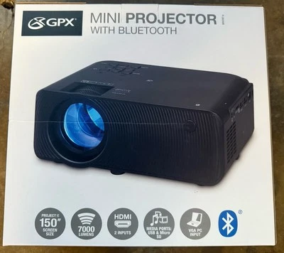 GPX Mini Projector With Bluetooth  Projection - Image 1 of 4