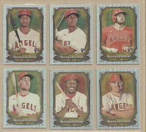 2024 Topps Allen & Ginter Hot Box Rainbow Foil ANGELS Base Team Set of (6) - Bild 1 von 2